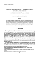 Unsteady flow induced by a withdrawal point beneath a free surface