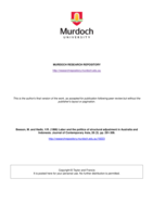 Labor and the politics of structural adjustment in Australia and Indonesia
