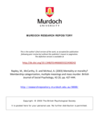 Mentality or morality? Membership categorization, multiple meanings and mass murder