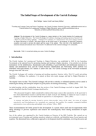 The initial stages of development of the Carrick exchange