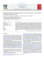 Associations of genetic and non-genetic factors with concentrations of iron and zinc in the longissimus muscle of lamb
