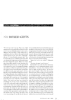 No boxed gifts