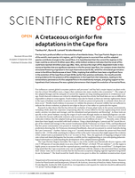 A Cretaceous origin for fire adaptations in the Cape flora