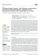 Profiling of shelter campers, their attitudes, and perceptions towards environmental impacts of campsite use and management: Evidence from national parks of Sri Lanka
