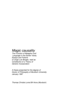 Magic causality: the function of metaphor and language in the earlier verse, essays and fictions of Jorge Luis Borges, read as consitutive of a theory of generic incorporation