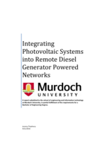 Integrating photovoltaic systems into remote diesel generator powered networks
