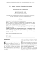 ECT seizure duration: Database information