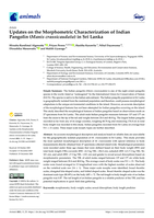 Updates on the Morphometric Characterization of Indian Pangolin (Manis crassicaudata) in Sri Lanka