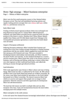 Ngā umanga (Māori business enterprise): History of Māori enterprise