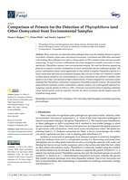 Comparison of primers for the detection of Phytophthora (and other oomycetes) from environmental samples