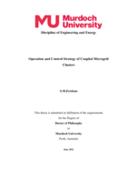 Operation and control strategy of coupled microgrid clusters