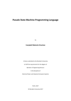 Pseudo state machine programming language