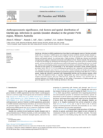 Anthropozoonotic significance, risk factors and spatial distribution of Giardia spp. infections in quenda (Isoodon obesulus) in the greater Perth region, Western Australia