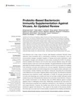 Probiotic-Based bacteriocin: Immunity supplementation against viruses. An updated review