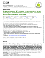Characterization of ‘QTL-hotspot’ introgression lines reveals physiological mechanisms and candidate genes associated with drought adaptation in chickpea