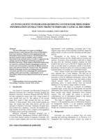 An intelligent integrated querying system for free-form information extraction from veterinary clinical records