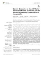 Genetic dissection of novel QTLs for resistance to leaf spots and tomato spotted wilt virus in peanut (Arachis hypogaea L.)