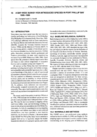 A bay-wide survey for introduced species in Port Phillip Bay, 1995-96
