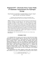 Regional DFT—electronic stress tensor study of aluminum nanostructures for hydrogen storage