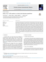 Study of 27 Y-STR markers in United Arab Emirates population