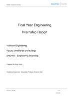 Final engineering internship report