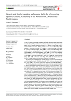 Generic and family transfers, and numina dubia for orb-weaving spiders (Araneae, Araneidae) in the Australasian, Oriental and Pacific regions