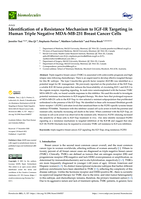 Identification of a resistance mechanism to IGF-IR targeting in human triple negative MDA-MB-231 breast cancer cells