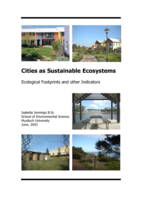 Cities as sustainable ecosystems : ecological footprints and other indicators