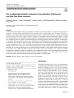 Fire-mediated germination syndromes in Leucadendron (Proteaceae) and their functional correlates