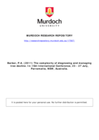 The complexity of diagnosing and managing tree decline