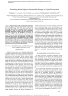Promoting knowledge on sustainable energy in digital ecosystem