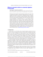 Effects of volumetric dilution on anaerobic digestion of food waste