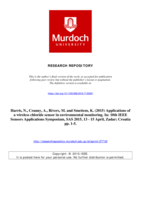 Applications of a wireless chloride sensor in environmental monitoring