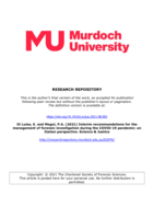 Interim recommendations for the management of forensic investigation during the COVID-19 pandemic: an Italian perspective