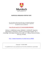 Book review: EMANUEL A. SCHEGLOFF, Sequence Organization in Interaction: A Primer in Conversation Analysis. Vol. 1. Cambridge: Cambridge University Press, 2007, xvi + 300 pp