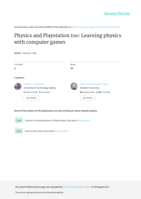 Physics and Playstation too: Learning physics with computer games