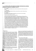 Decay kinetics of the ultraviolet and visible luminescences emitted by electron-irradiated crystalline H2O ice