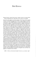 Book review: Harish Trivedi . Colonial Transactions: English Literature and India. Manchester: Manchester U P, 1995. Pp. xiv, 224. £40.00, £14.99 pb.