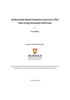 Multivariable model predictive control of a pilot plant using Honeywell profit suite