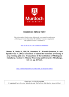 Assessment of options for economic processing of preg-robbing gold ores