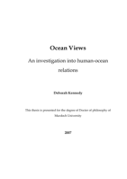 Ocean views: an investigation into human-ocean relations
