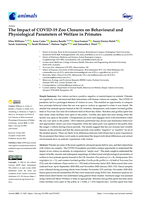 The impact of COVID-19 zoo closures on behavioural and physiological parameters of welfare in primates