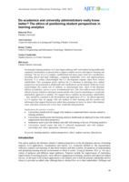 Do academics and university administrators really know better? The ethics of positioning student perspectives in learning analytics