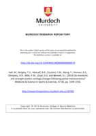 Do moments and strength predict cartilage changes after partial meniscectomy?