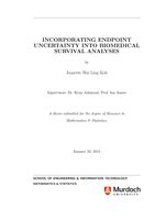 Incorporating endpoint uncertainty into biomedical survival analyses