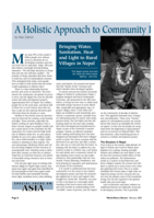 A holistic approach to community development: Bringing water, sanitation, heat and light to rural villages in the Himalayas