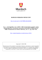 VSC transmission system using flying capacitor multilevel converters and hybrid PWM control