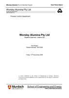 Final thesis report: Worsley Alumina