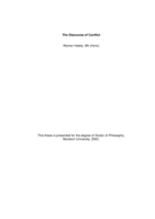The discourse of conflict