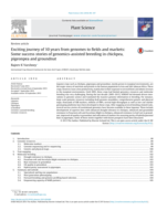 Exciting journey of 10 years from genomes to fields and markets: Some success stories of genomics-assisted breeding in chickpea, pigeonpea and groundnut